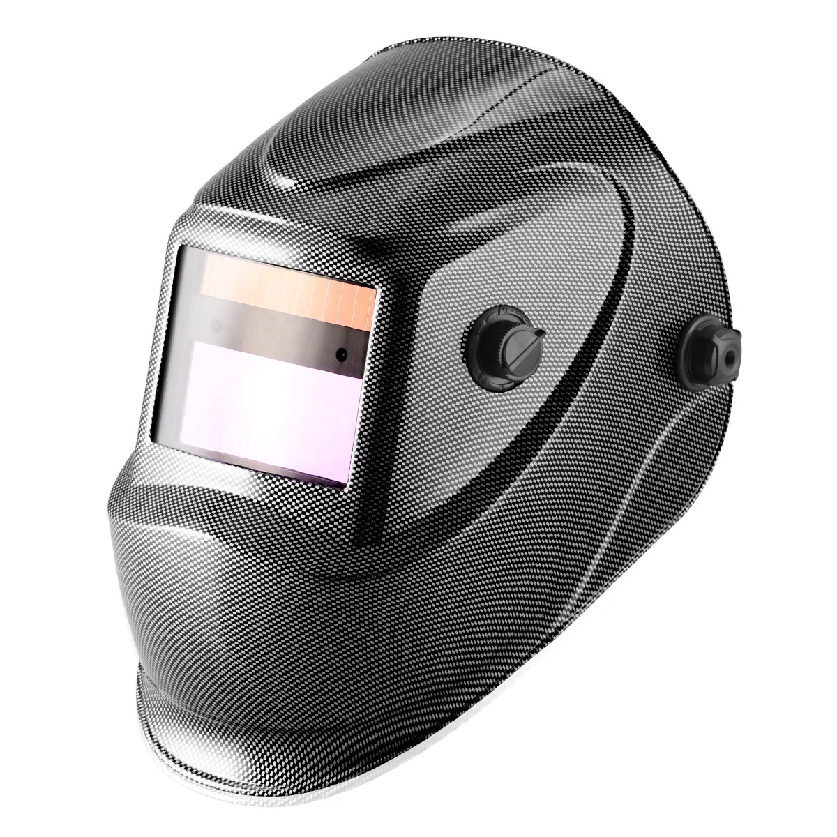 Vicky fully automatic welding helmet ST-450 RC carbon optics fully automatic dimming, adjustable parameters, incl. 5 spare lenses
