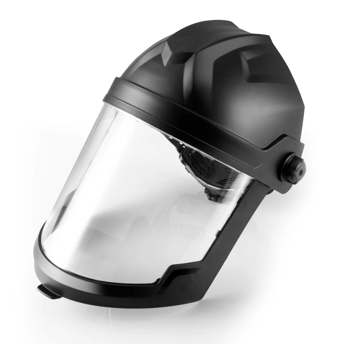 Vicky grinding helmet face protection with face visor for grinding very light with large XL visor, high wearing quality thanks to comfortable premium headband